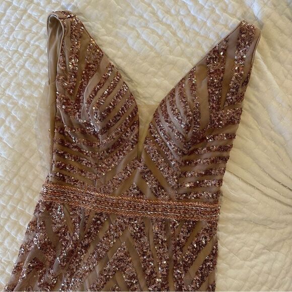 Jovani mermaid prom dress size 2 - Picture 13 of 16